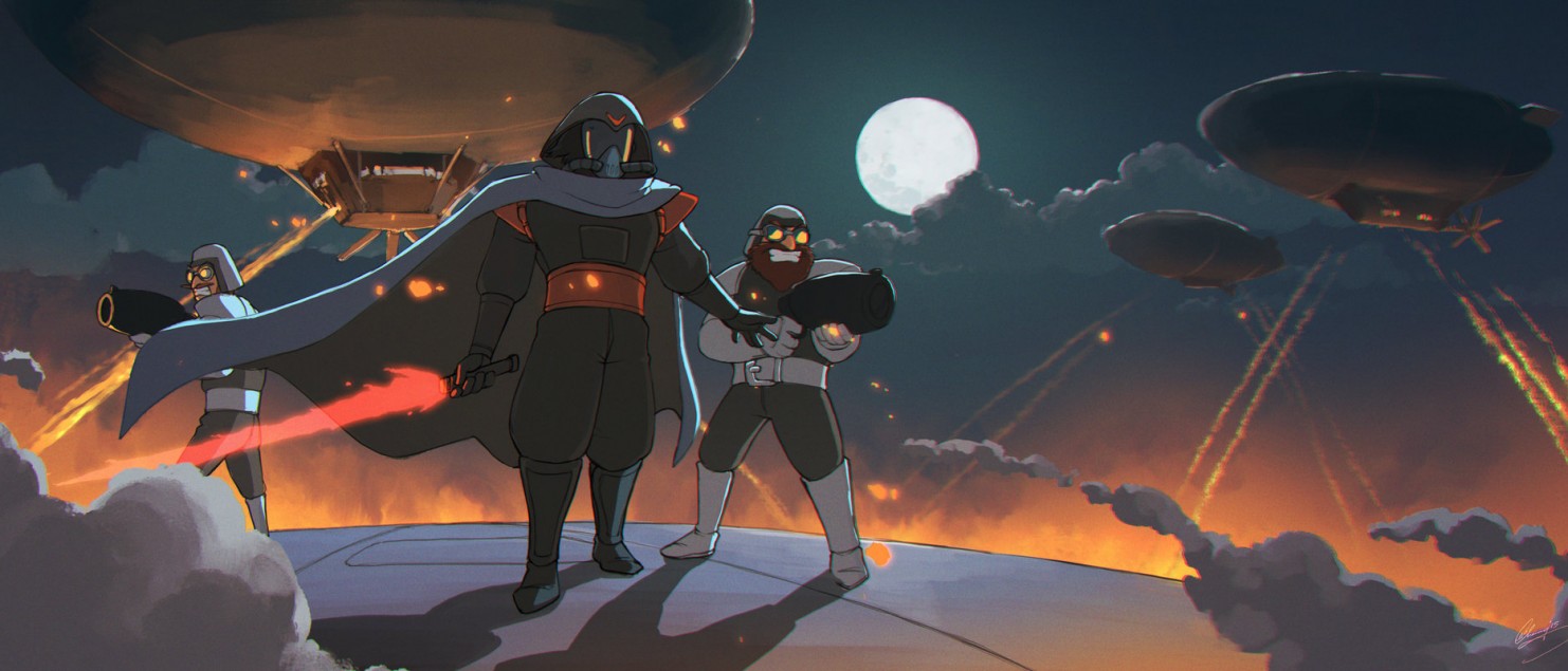 Star Wars Reimagined - Darth Ghibli's Entrance, by Lap Pun Cheung